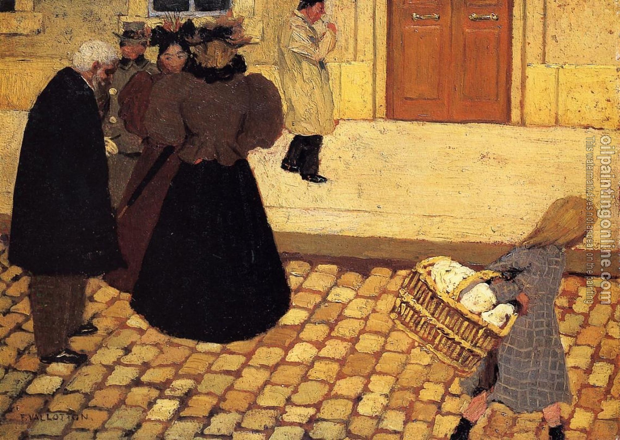 Felix Vallotton - Street Scene